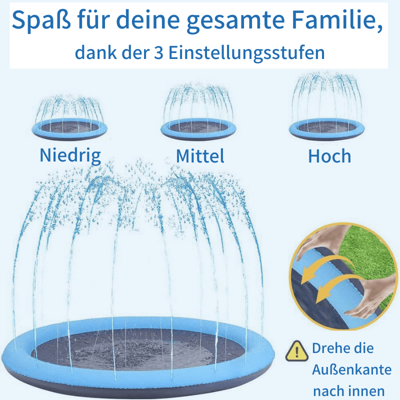 Roweo Jamy - Spaßiges Sprinkler Bassin zur Abkühlung bei Hitze